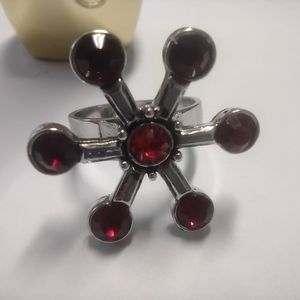 Adjustable Jacks fashion ring